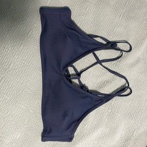 Medium blue gray cupshe brand bikini top